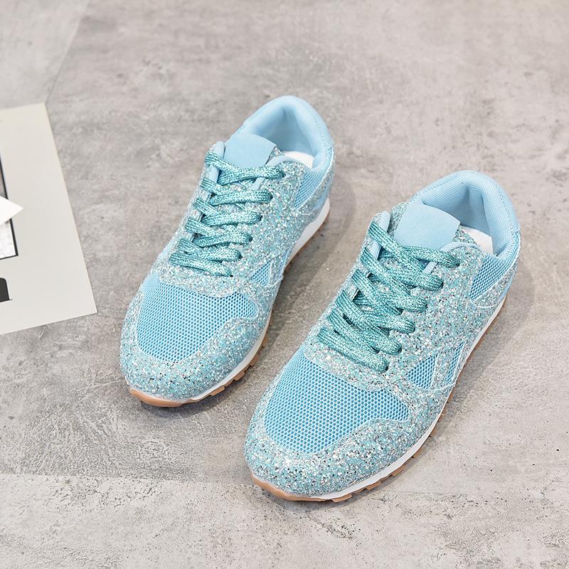 Large-size Lace-up Casual Sports Shoes, Versatile Basic Shoes for Women