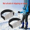 Winter Outdoor Anti-Slip Ice Crampons for Shoes: Durable Snow Claws for Safe Mountaineering and Ice Surface Walking