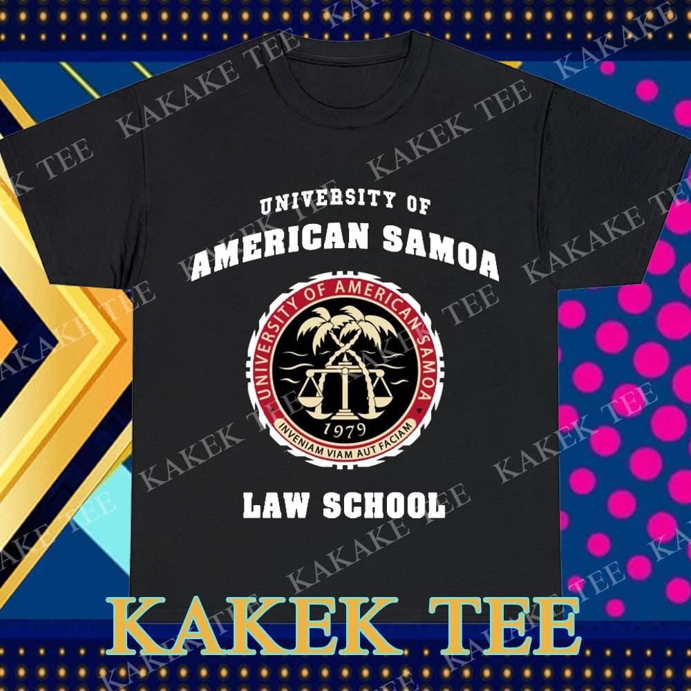 New University of American Samoa Law School Logo T-Shirt Funny Size S to 5XL XXL