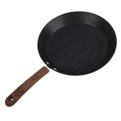 Sartén Redonda para Parrilla Universal Antiadherente Multifuncional de Fondo Plano para Desayuno
