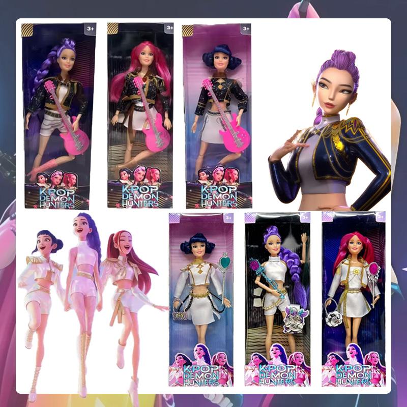 Bestseller K-Pop Dämonenjäger 30cm Vinylpuppe - Überraschungs-Geburtstagsgeschenk für Mädchen (Rumi/Mira/Zoe)