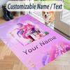Custom Text Printed Rug Kpop Demon Hunters Non Slip Floor Carpet For Home Room Decor