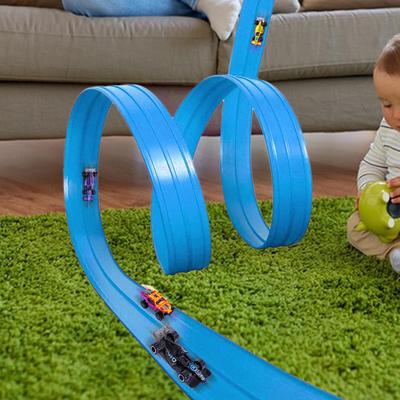 Flexible Track Kids Toys Portable Versatile Lightweight with Suction Cups Bendable 4 Mini