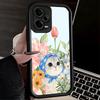 Cute Floral Headscarf Kitten Soft Phone Case for Xiaomi Poco X7 X6 X5 Pro X4 Gt X3 F7 Ultra M8 M7 Redmi 15C 15 14C 13 13C 12 12C