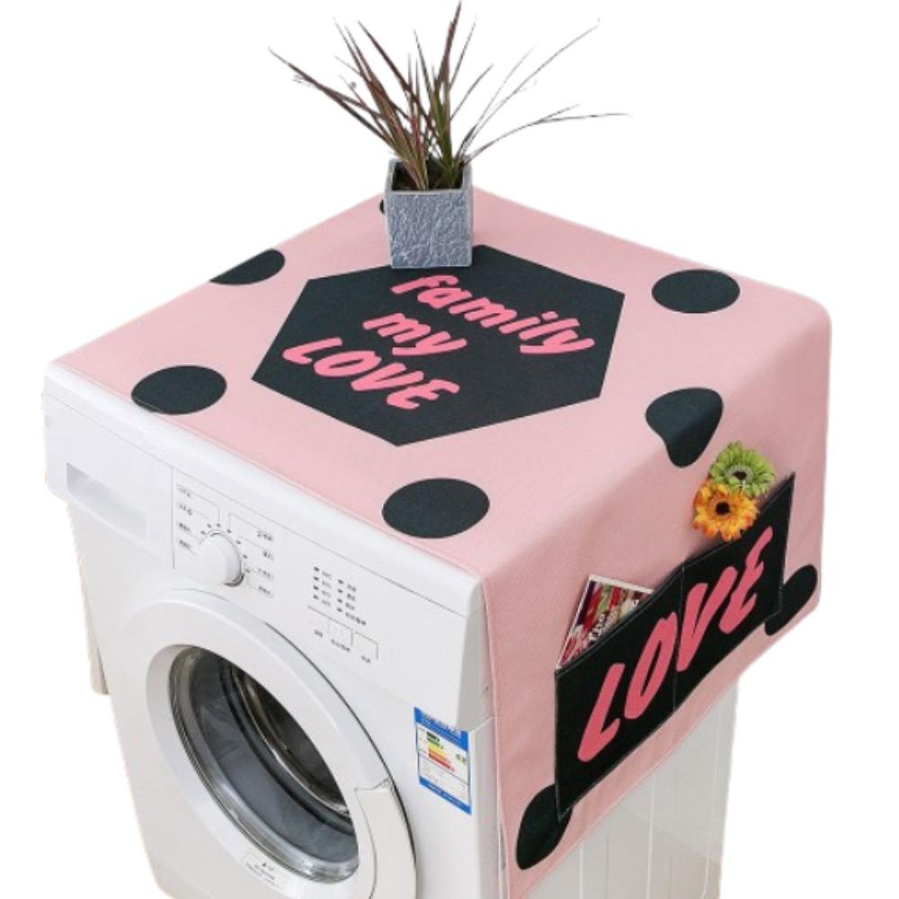 Waterproof Refrigerator Dust Cover Cartoon Protection Cover Creative Washing Machine Cover Kitchen