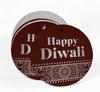 Inkdotpot 100 Pack Happy Diwali Favor Paper Tag Craft Real Gold Foil Hang