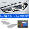 For BMW 2 Series F44  TPU Car Exterior Headlights Anti-Scratch Protective Film Headlamps Repair Sticker Accessories Refit