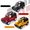 1/32 Scale Jeep Wrangler Rubicon Alloy Car Model Diecast Metal Toy Off Road Vehicles Car Model Miniature Car Model Gift for Children