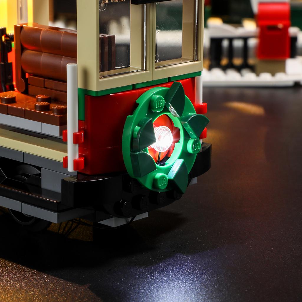 DIY LED Lighting Kit For LEGO® 10308 Holiday Main Street Winter Village Holiday Town Building Block Toy Decoration Adjustable Lighting Accessories