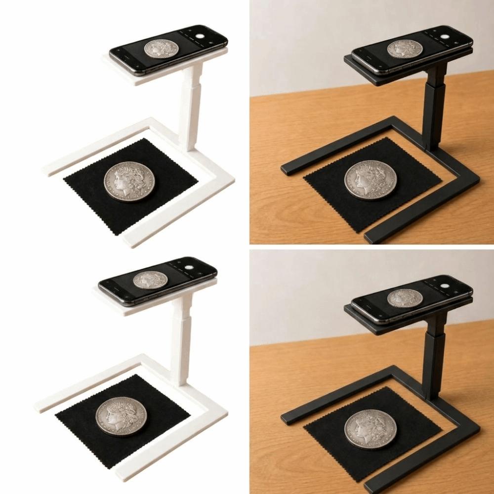 3D Printed Coin Shooting Stand Hollow Top Platform Overhead Shooting Stand  Document Scanning