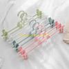 F26C 5 Pcs Adjustable Plastic Clothes Racks for Pant Skirt Clip Bra Clothespin Hanger