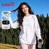 Baleno Women's Color-Block Long-Sleeve Casual Sporty T-Shirt