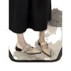 French retro Mary Jane thick-heeled single shoes women's 2025 new temperament pointed one-word buckle with small fragrant high heels