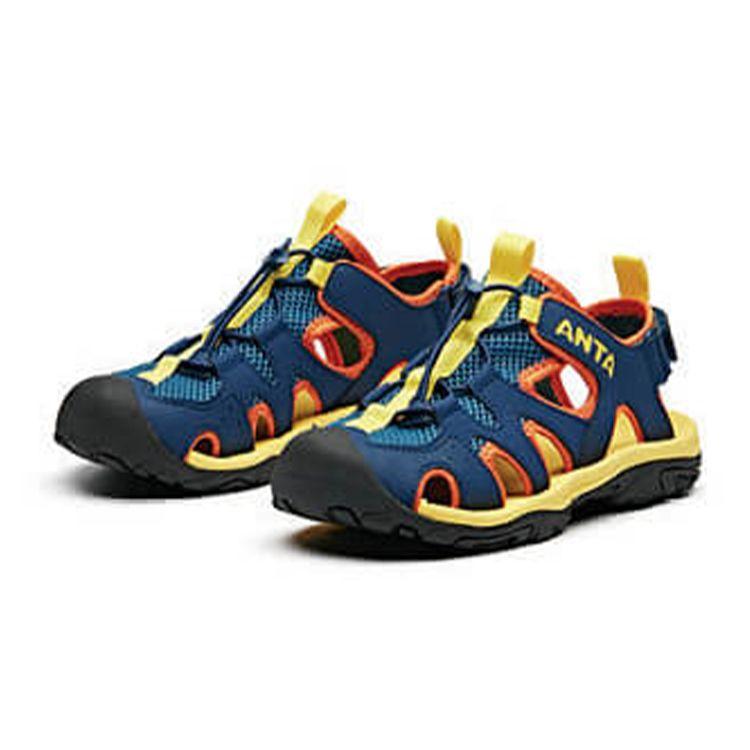Anta Mesh Non-Slip Sports Sandals Kids Footwear Blue Orange Yellow A33026610-3