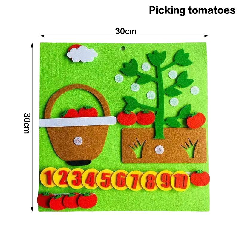 Educational Vegetable Picking Game, Math Toy, Montessori Toy, Children S Education, Teaching, Learning, Digital Education