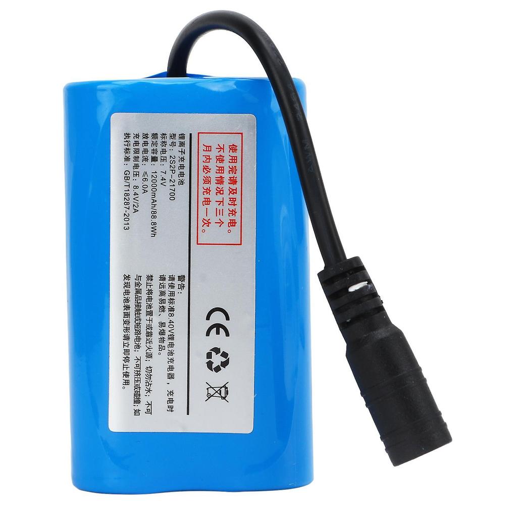 Batterie Bateau Nidification RC 12000mAh 7.4V Batterie Lithium Rechargeable Batterie Bateau RC