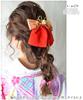 Hakama Hair Ornament Ribbon 2 Tone Graduation Ceremony Coming of Age Ceremony Japanese Clothing Furisode Japanese Style Kimono Grape [Musee]