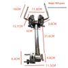 Jazz Drum Accessories: Rack Stand with Single Arm Snare Holder, Hanging Tom Holder, and Double Bull Head for Water Pipe and Eardrum Setup
