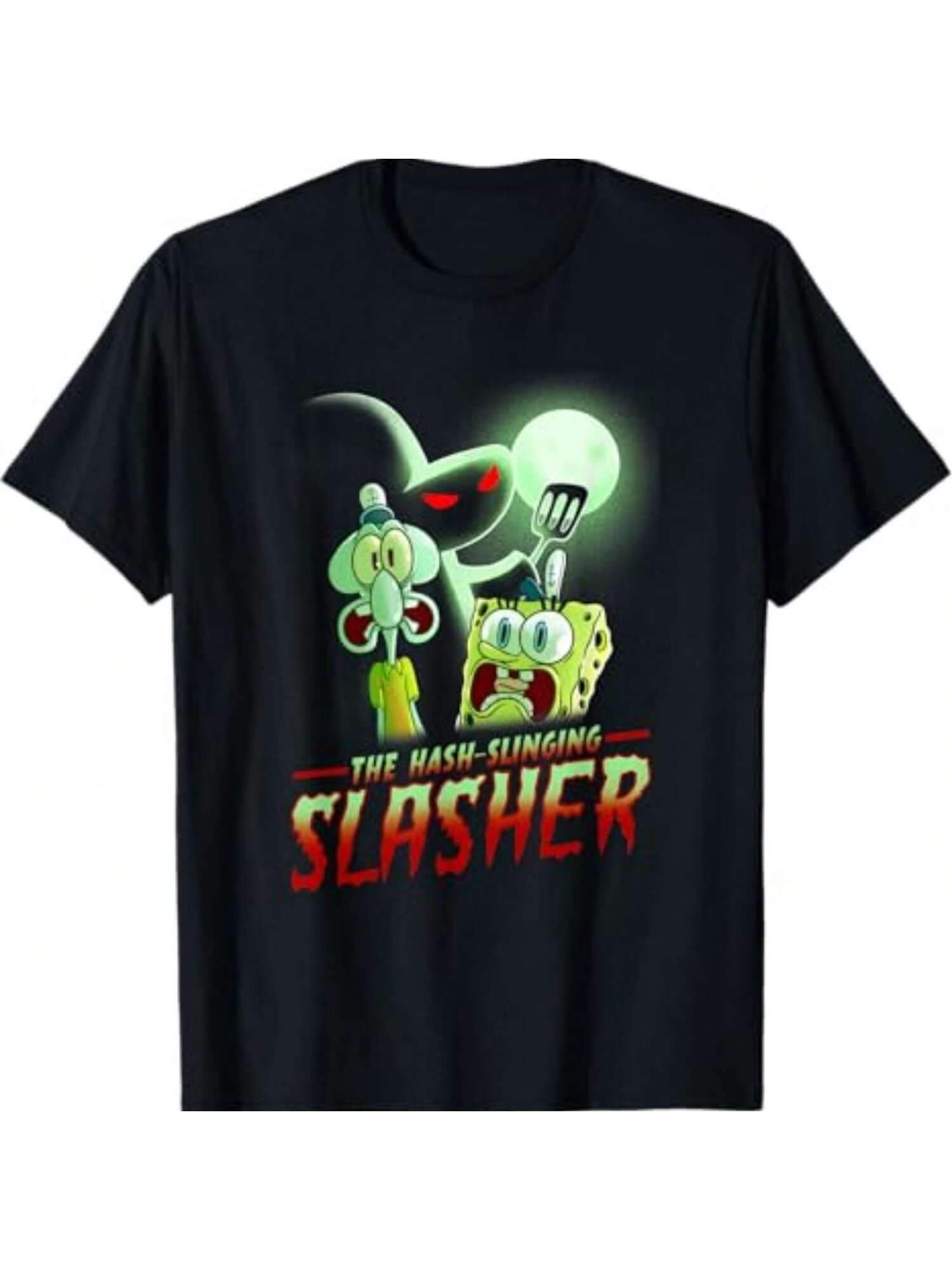 

Жуткая футболка Губки Боба Квадратные Штаны Хэш Слингинг Слэшер XXXXXL чёрный