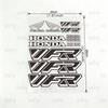 For HONDA VFR 18 colors Reflective motorcycle stickers, 3M safety warning at night in the dark scooter helmets