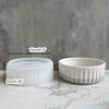Silicone Resin Flower Pot Molds DIY Stripe Mold Resin Casting Mold Silicone Resin Casting Mold to Make Mini Flower Pot