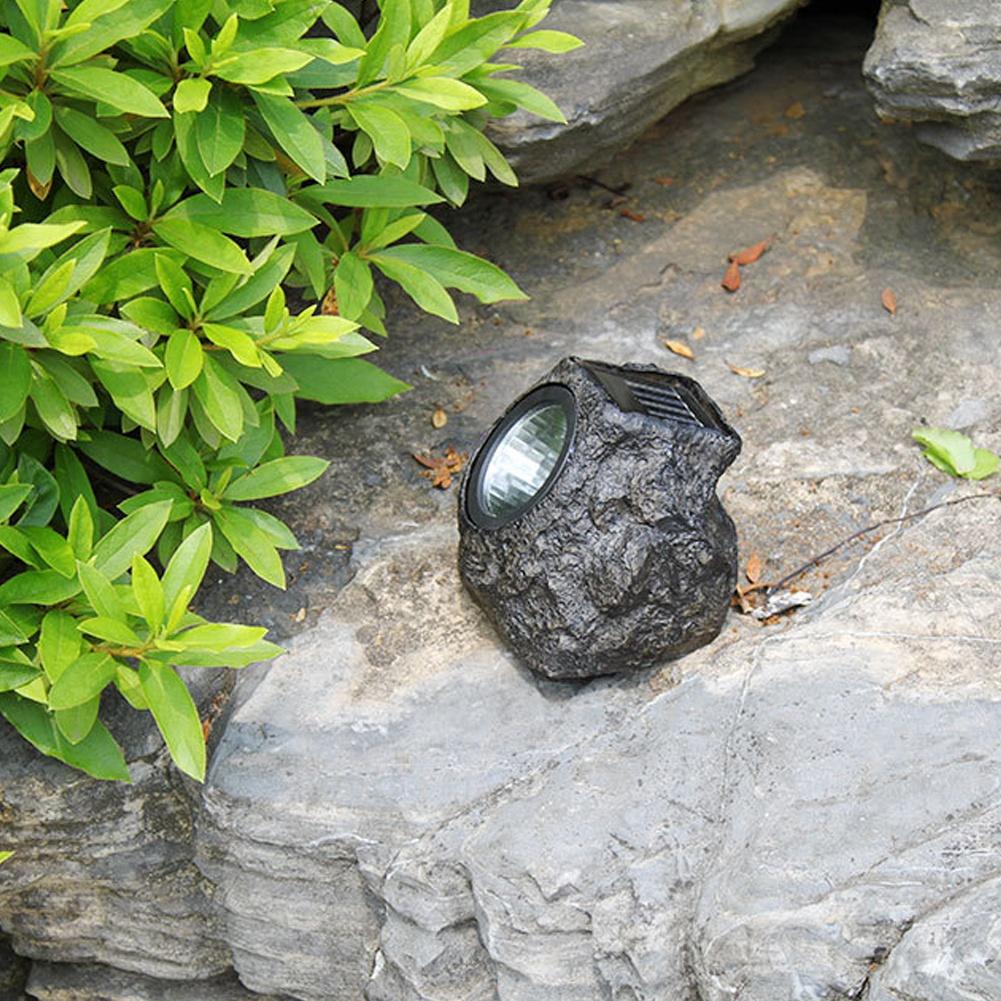 Outdoor Solar Power Light LED Waterproof Garden Lamp Imitation Stone Lamp Garden Lawn Decorations