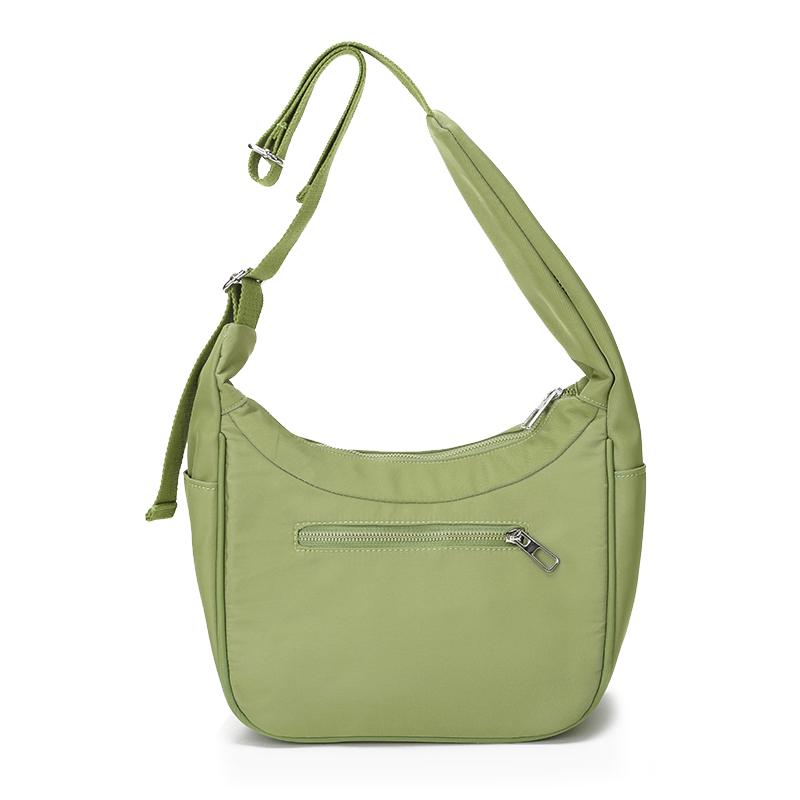 Solid Color Lightweight Shoulder Bag Women's Crossbody Bag Student Class Bag