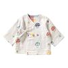 10mois  Dimoi  - Hoppetta Fluffy Gauze  6-layer Gauze  Night Robe 100% Cotton Newborn ~ 3 Years Old Champignon Baby