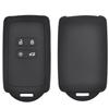 Silikonnyckelfodral med 4 knappar för 16 Renault Koleos Kadjar Captur Fob Cover