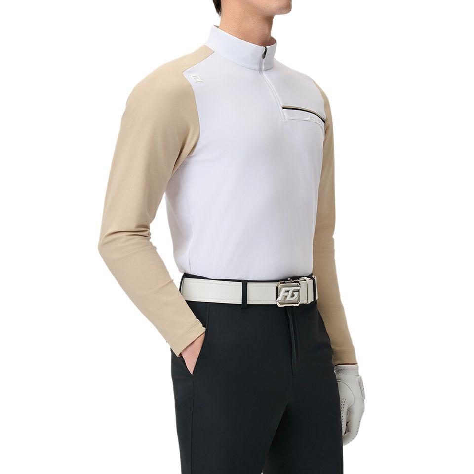 New FILA Golf Series T Shirt Men's Jade White A11M525106FWT