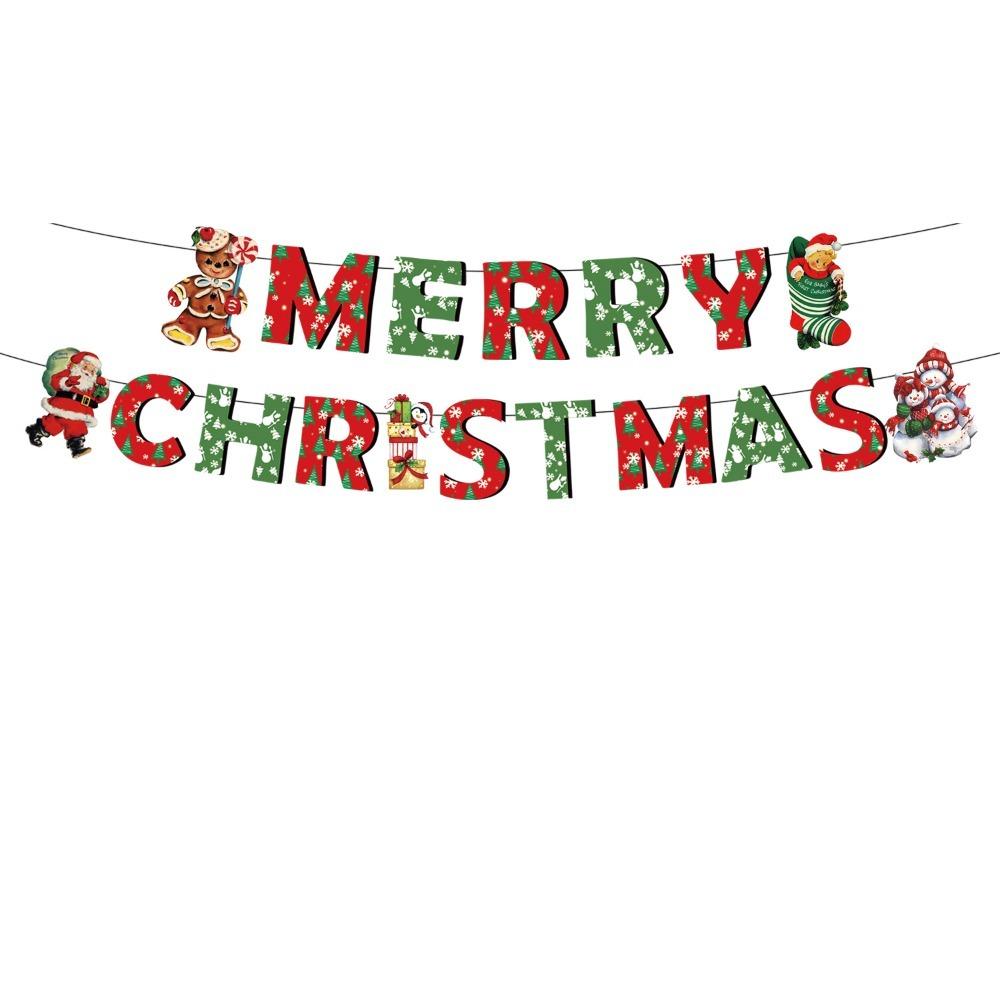 Thickened Christmas Disposable Tableware Set Santa Claus Print Paper Plate and Cups  New Year 2025