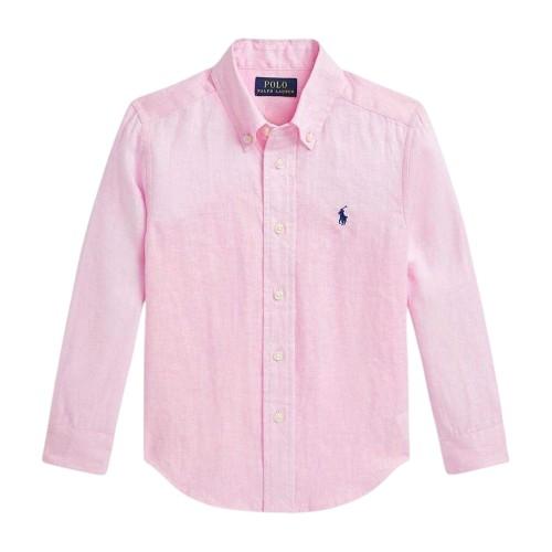 Ralph Lauren Childrens/Kids Linen Long-Sleeved Shirt