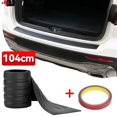 104cm Auto Kofferraum Stoßstangenschutz Leiste Abdeckung Pad Gummi Schweller Kratzschutz Universal
