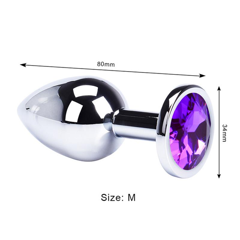Sex Vibrator Metal Anal Toys For Women Adult Sex Products Men Butt Plug Stainles Steel Anal Plug Sex-toy Anal DildoToys 7