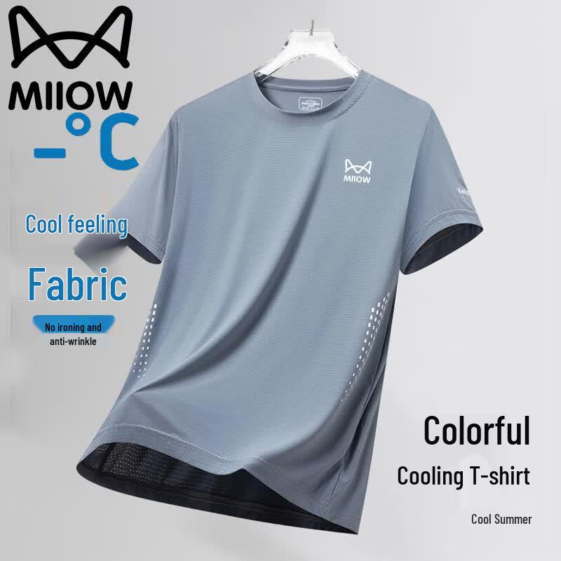 

MiiOW Men s Short Sleeve Casual Sports T-Shirt XL