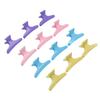 Hair Clips for Styling Sectioning Cutting Coloring Hair Claw Clips Clamps with Fixed Teeth 3.2 Inch 24 Pieces