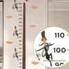 Creative Magic Witch Height Chart Sticker for Living Room Kids Room Wall Decoration Growth Ruler Wall Art
