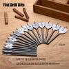 Tools Titanium Coated Spade Flat Drills Woodworking Tool Hand Drill Bits High-carbon Steel Wood