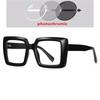 Transparent Green Frame Square Optical Glasses With Prescription Fashion Oversized Diopter Glasses For Women -0.5 -0.75 To -4.0