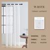 Leaf Embroidered Sheer Curtain Panel Bedroom Living Room Modern Minimalist Light Filtering Window Treatment