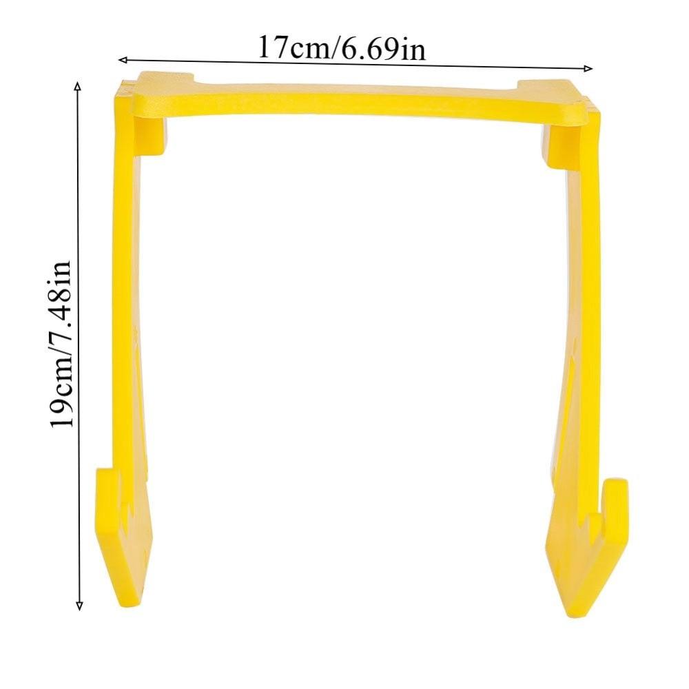 3Pcs Yellow Honey Bucket Rack Portable Uncapping Tank Holder Beehive Frame Holder Beekeeping
