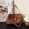 Borsa da pendolare alla moda da donna, Borsa a spalla singola retrò semplice sotto il braccio