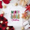 Just A Girl Who Loves Christmas Printed Kids Shirts Child Christmas Party T-shirt Top Xmas Vibes Outfit Child Short Sleeve Tee