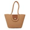 Street Style Fashion Tote Bag For Women In Elegant Cream And Khaki With Practical Phone Pocket