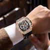 Fashionable Full Diamond Design Multifunctional Fully Automatic Mechanical Watch for Men