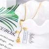 3D Rosenblumen-Halskette Benutzerdefinierte Charm-Halskette Ultimative Rosenblumen-Die Schöne und das Biest Boho-Schmuck Valentinstagsgeschenk für Frauen