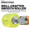 2Pcs Seam Roller Car Sound Deadening Application Rolling Wheel Roller,Heat Abatement Mat Wallpaper Application