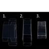 Car Display Case, 1/64 Scale Vehicle Model Display Boxes Clear Plastic Toy Car Model Display Boxes for Hot Wheels and Matchbox