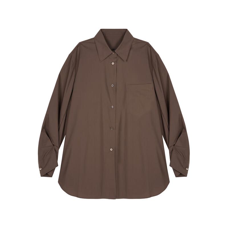 JNBY Women's Cotton Loose Long Sleeve Shirt