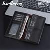 Baellerry RFID Protection Long Wallets for Men Vintage Design Business ID Card Holder Anti Theft Cash Money Bags Purse GZW